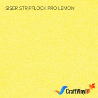 Siser Lemon StripFlock Pro Heat Transfer Vinyl