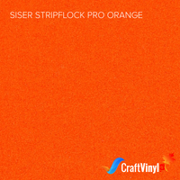 Siser Orange StripFlock Pro Heat Transfer Vinyl