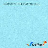 Siser Pale Blue StripFlock Pro Heat Transfer Vinyl