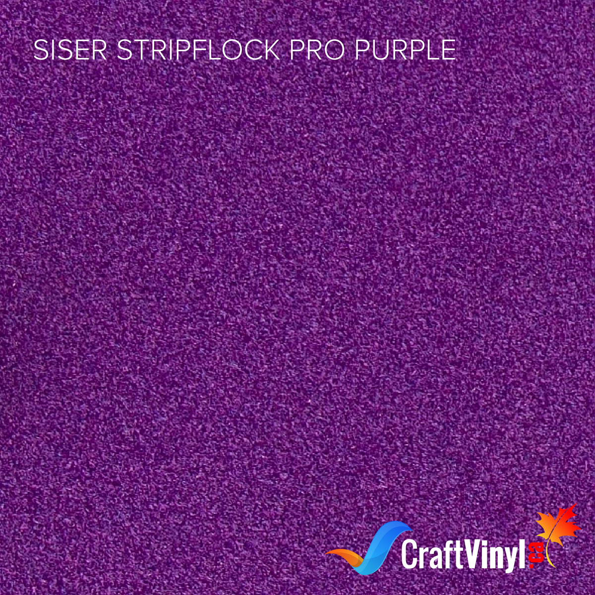 Siser Purple StripFlock Pro Heat Transfer Vinyl