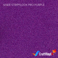 Siser Purple StripFlock Pro Heat Transfer Vinyl