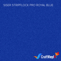 Siser Royal Blue StripFlock Pro Heat Transfer Vinyl