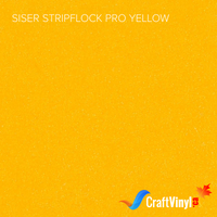 Siser Yellow StripFlock Pro Heat Transfer Vinyl