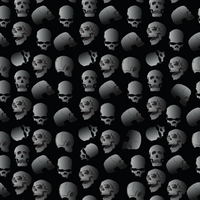 Craft HTV  Spooky Halloween Skull Pattern 2