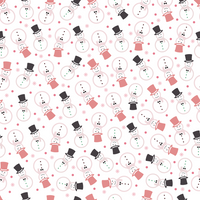 Frosty The Snowman Adhesive Vinyl Pattern 2