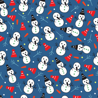 Snowman Adhesive Vinyl Pattern 2