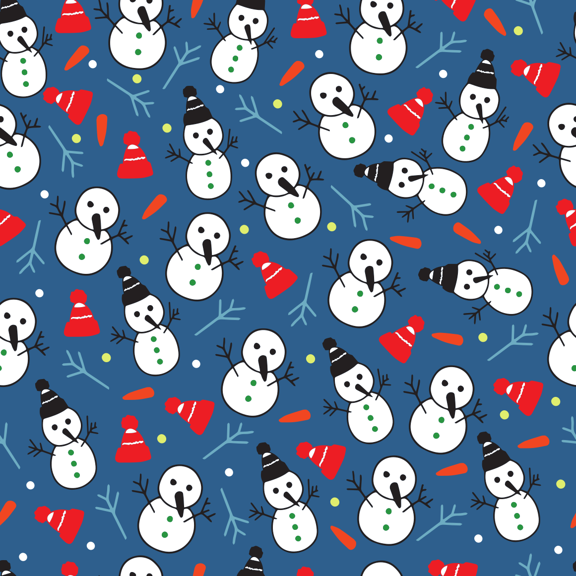 Craft HTV Snowman  Pattern 2