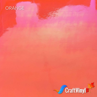 Craft Opal Adhesive Vinyl Orange