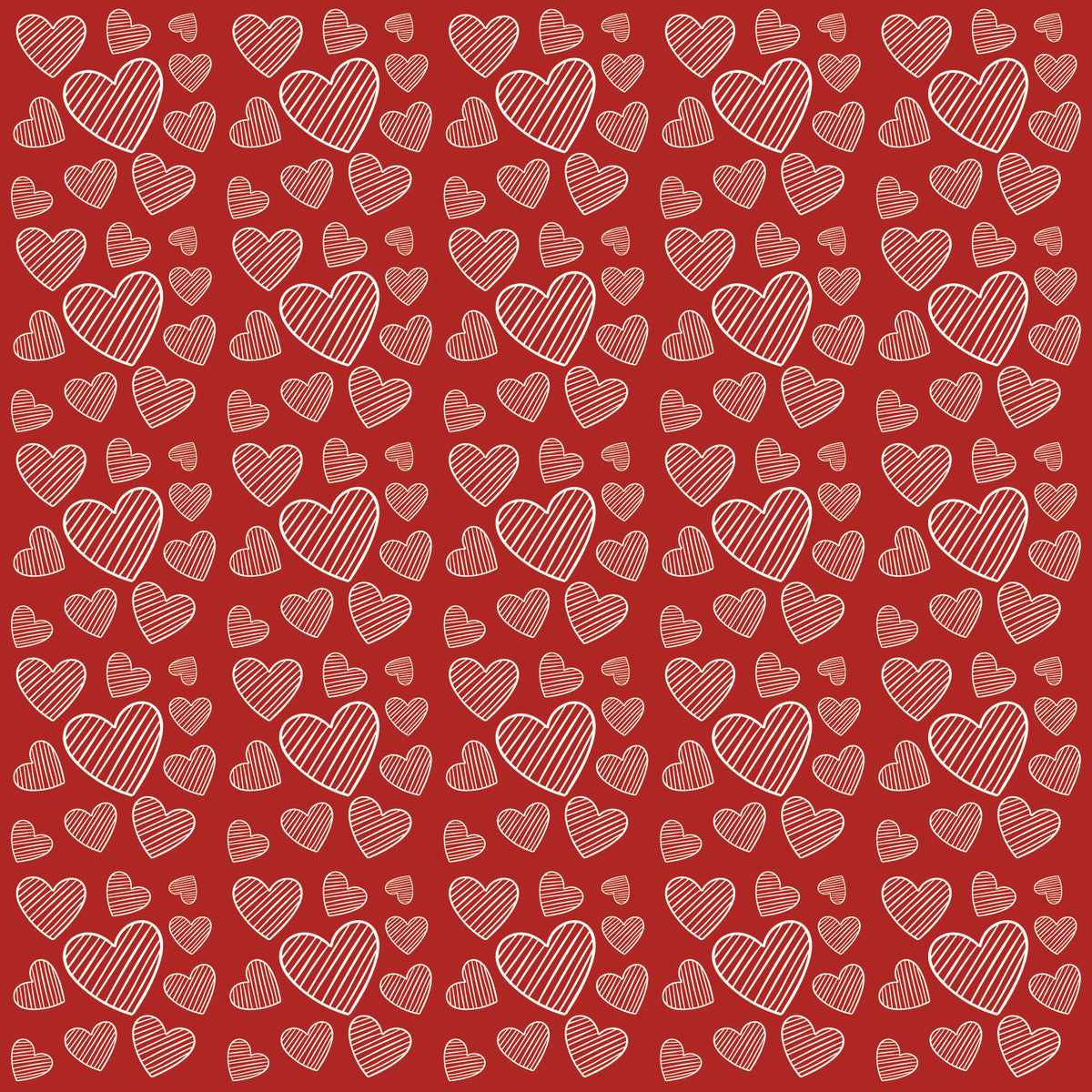 Red Hearts Adhesive Vinyl