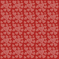 Red Hearts Adhesive Vinyl