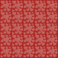 Craft HTV   Red Hearts Pattern