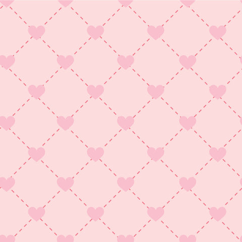 Valentines Geometric Hearts Adhesive Vinyl #2