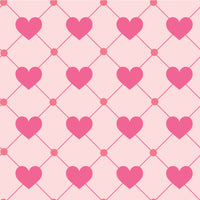 Valentines Geometric Hearts Adhesive Vinyl #1