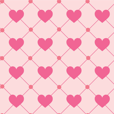 Craft HTV Valentines Geometric Hearts #1