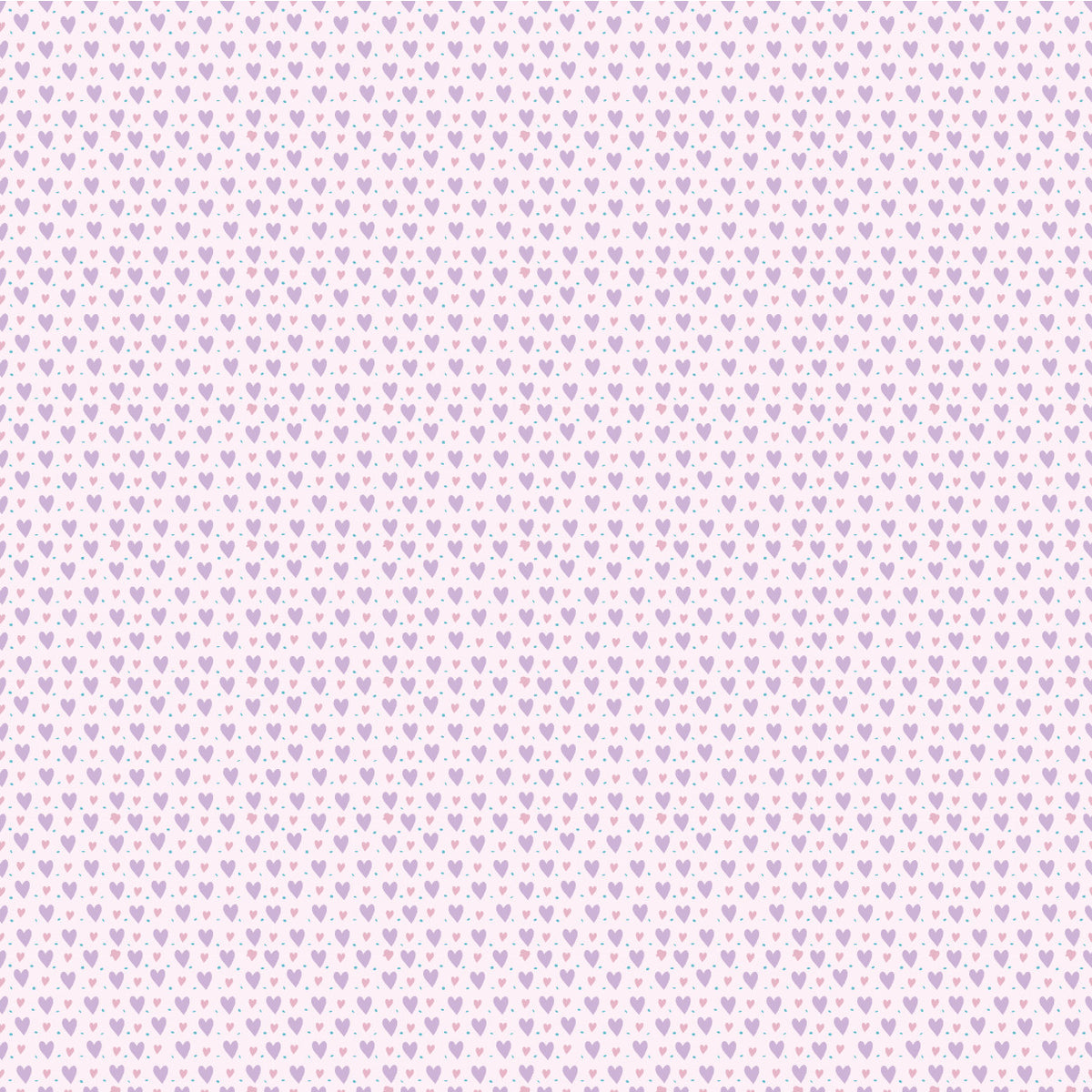 Valentines Hearts Purple Adhesive Vinyl #4