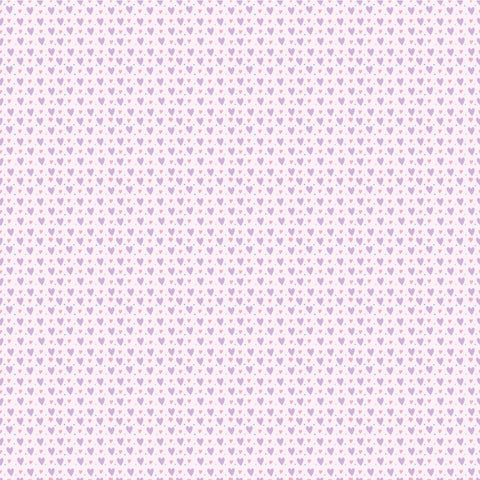 Valentines Hearts Purple Adhesive Vinyl #4