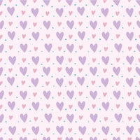 Valentines Hearts Purple Adhesive Vinyl #2