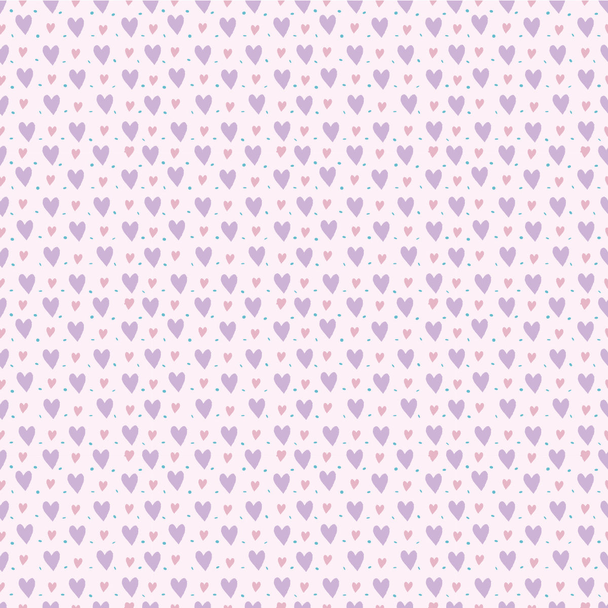 Valentines Hearts Purple Adhesive Vinyl #3