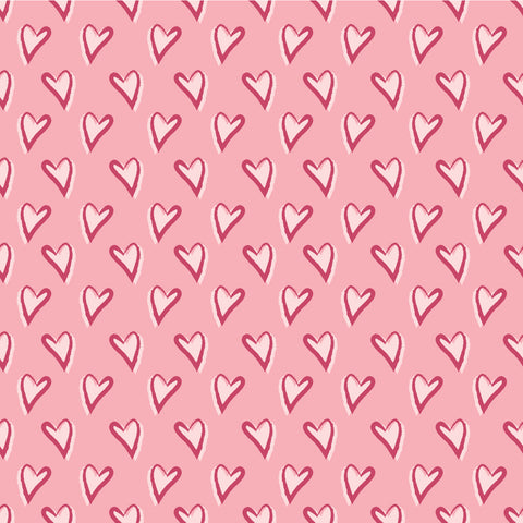 Craft HTV Valentines Hearts Border #2