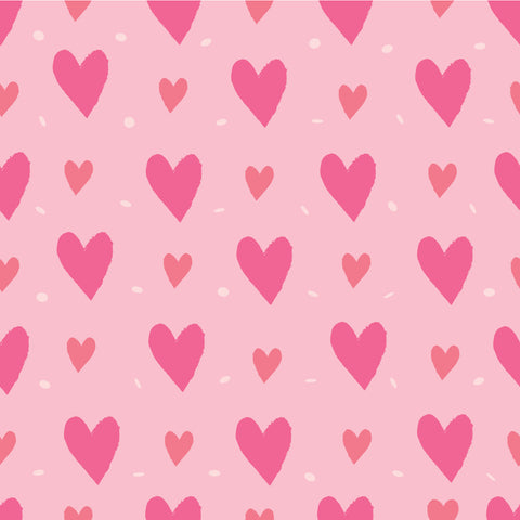 Craft HTV Valentines Hearts Pink