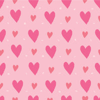 Valentines Hearts Pink Adhesive Vinyl