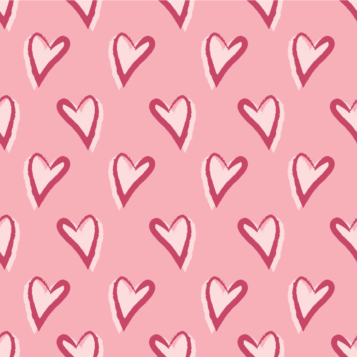 Craft HTV Valentines Hearts Border #1