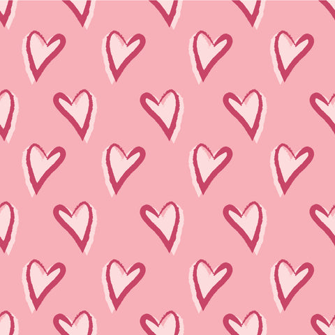 Craft HTV Valentines Hearts Border #1