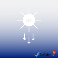 Sun Vinyl - Sunlight UV Color Changing White to Blue