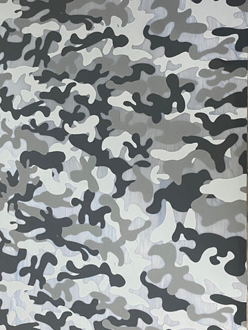 Craft HTV Camo Grey Heat Transfer Vinyl (Comes with Protective Film or Liner)