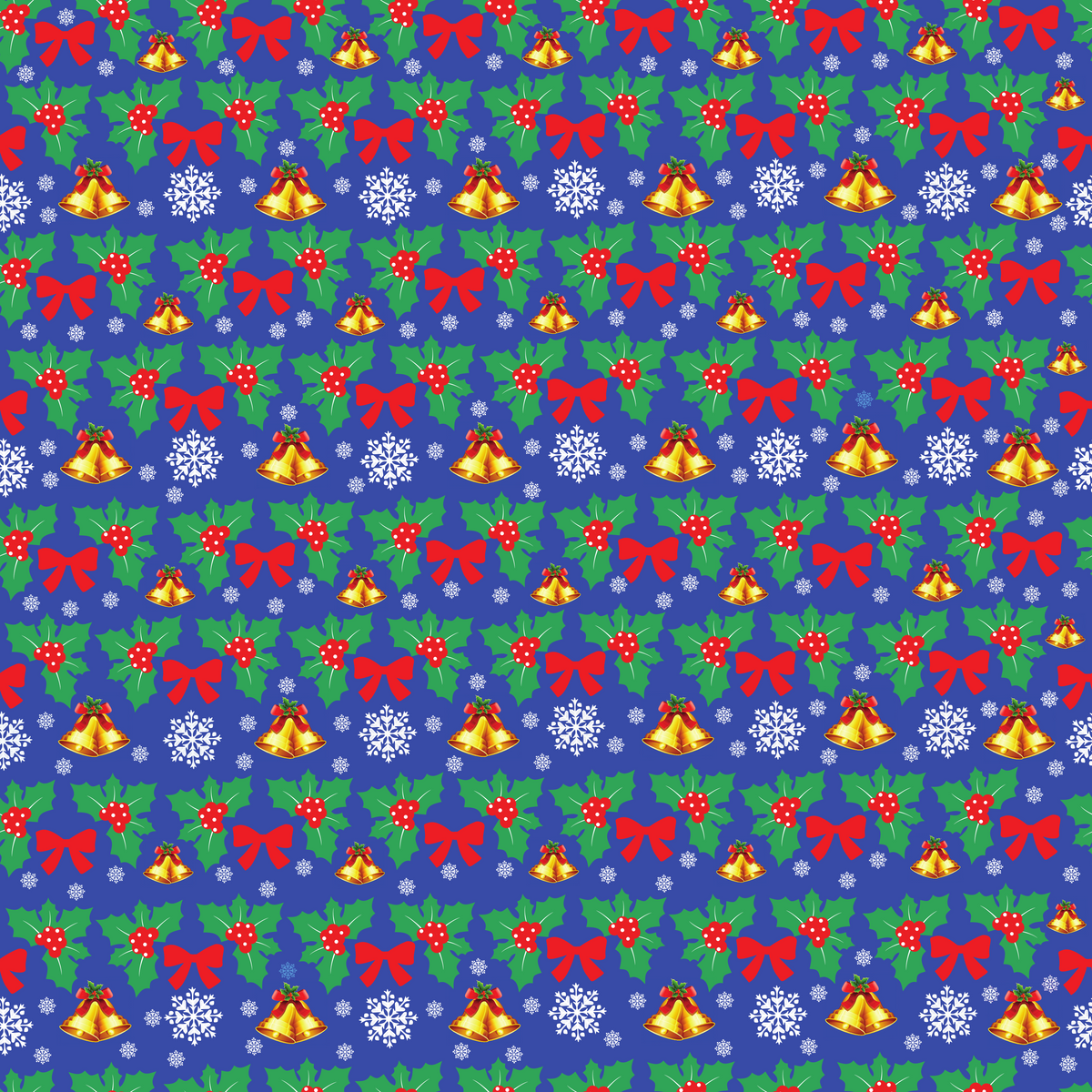 Christmas Bells  Adhesive Vinyl Pattern