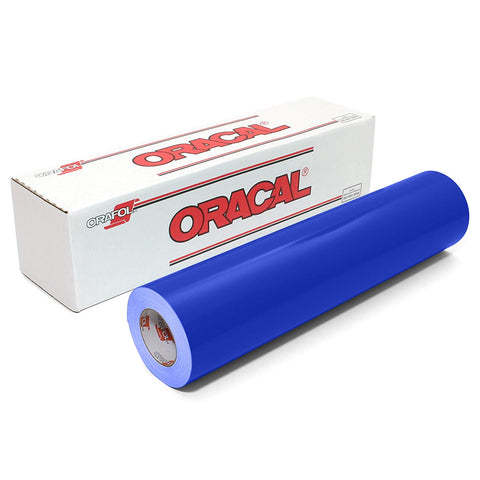 Oracal 651 Glossy Brilliant Blue Vinyl #086