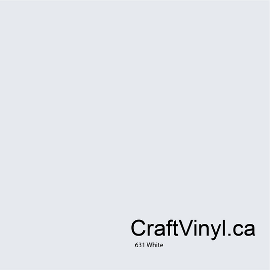 Oracal 631 Matte White Removable Vinyl #010