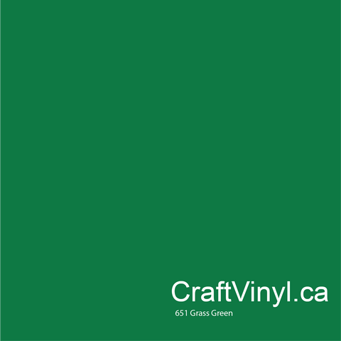 Oracal 651 Glossy Grass Green Vinyl  #068