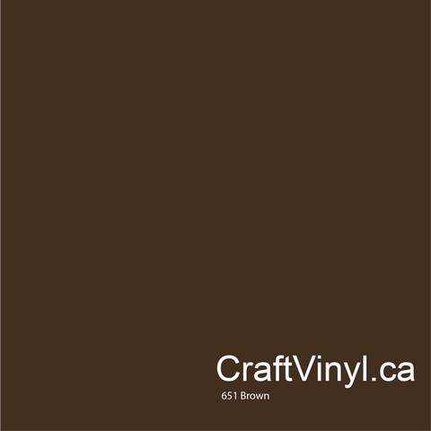 Oracal 651 Glossy Brown Vinyl #080