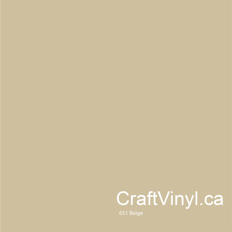 Oracal 651 Glossy Beige Vinyl #082