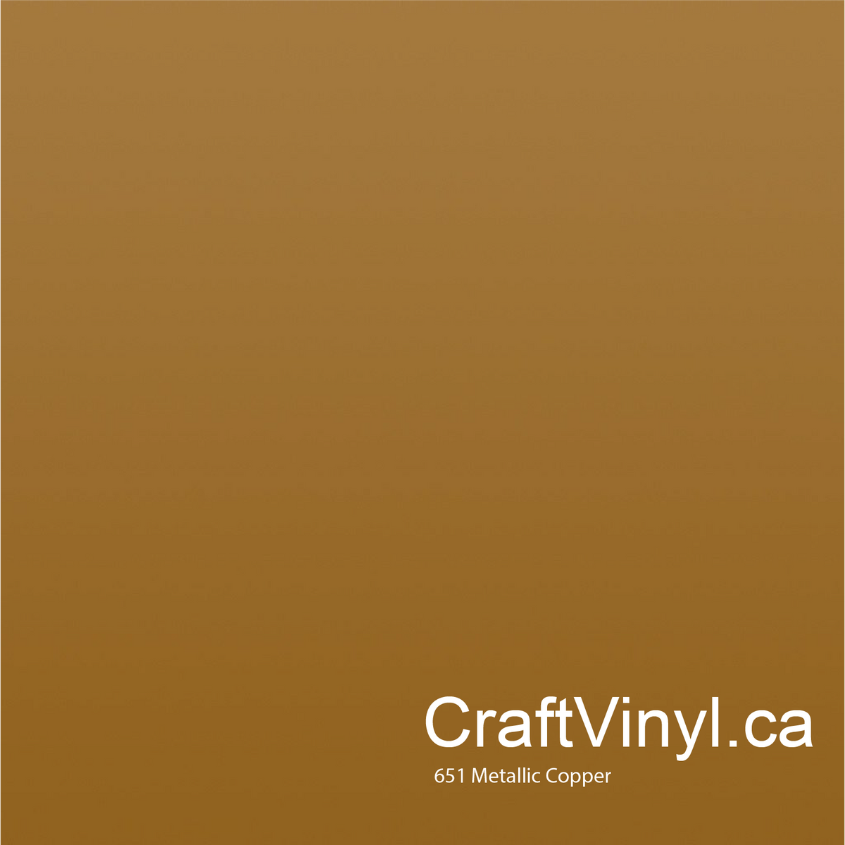 Oracal 651 Metallic Copper Vinyl #092