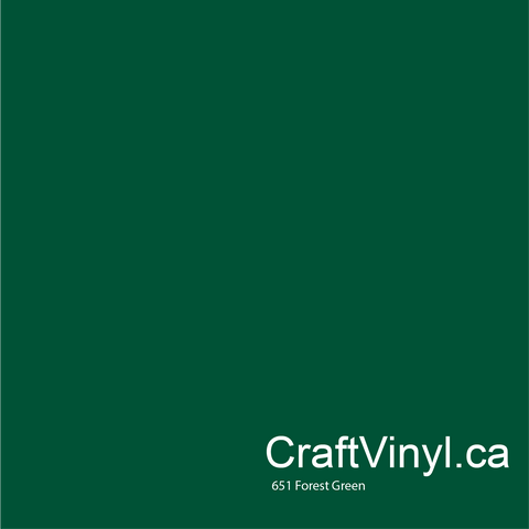 Oracal 651 Glossy Forest Green Vinyl #613