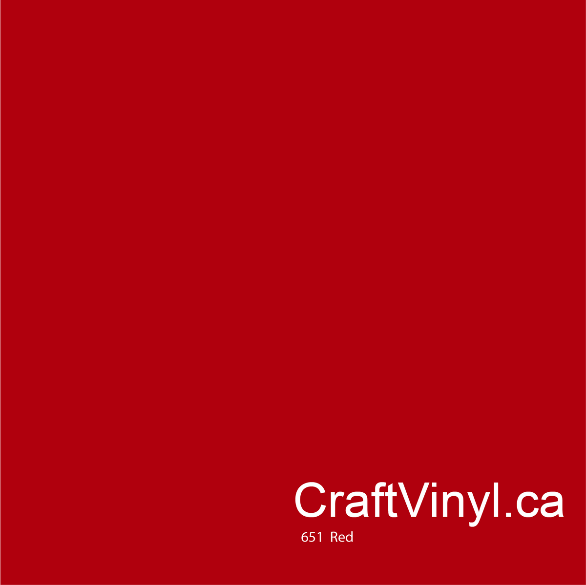 Oracal 651 Gloss Red Vinyl #031