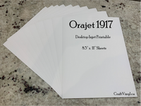 Orajet 1917 Desktop Inkjet Printable