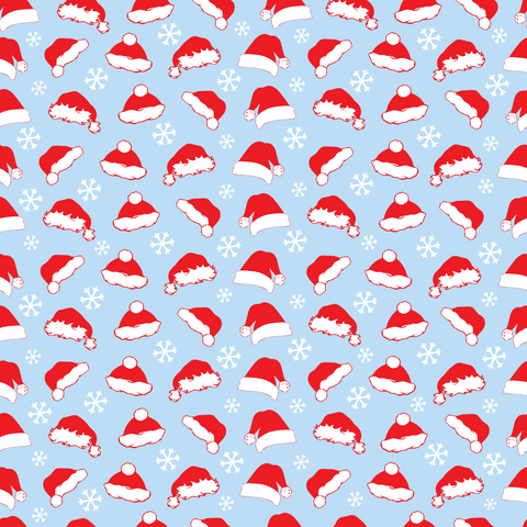 Christmas Santa Hat Adhesive Vinyl Pattern