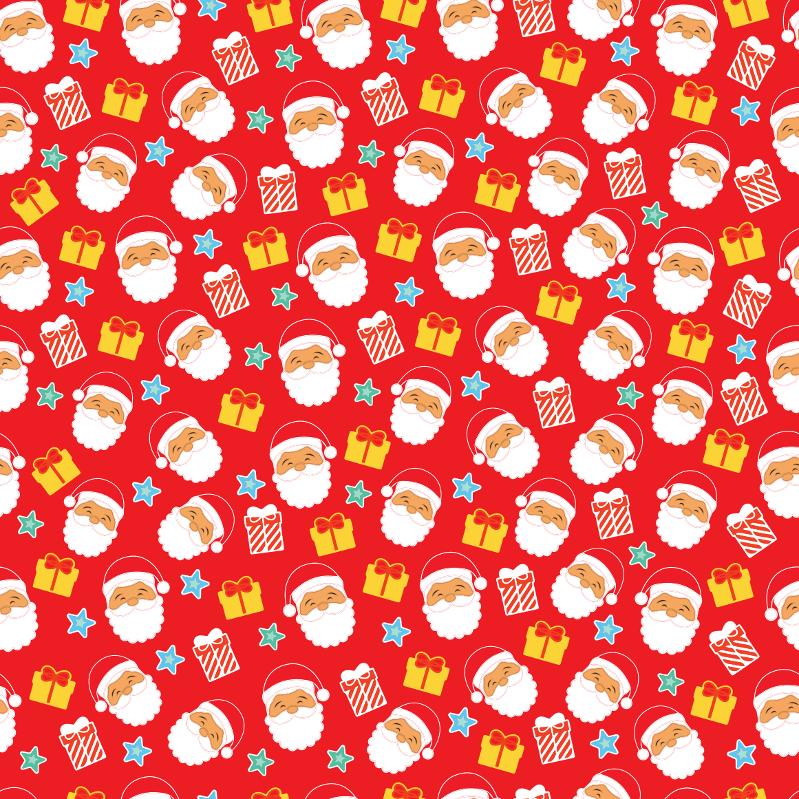 Craft HTV Santa Claus Pattern