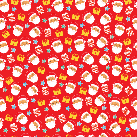 Santa Claus Adhesive Vinyl Pattern