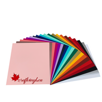 Siser Easyweed Stretch HTV Package 20 Colors 15" x 12" Sheets