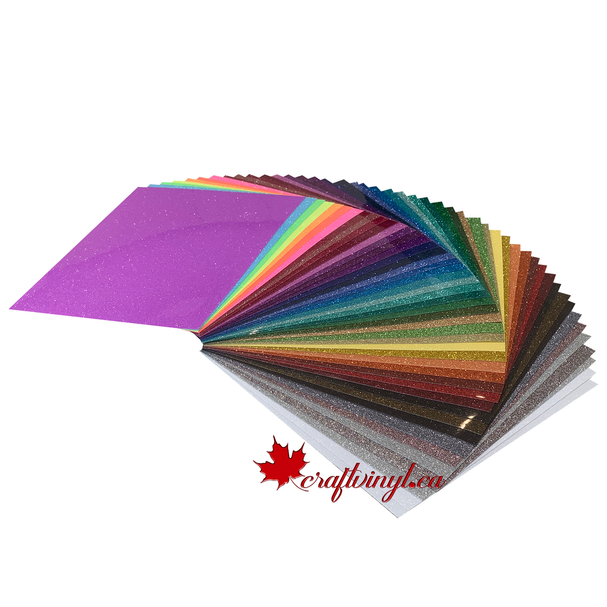 Siser Glitter Package 46 colors 10" x 12" Sheets